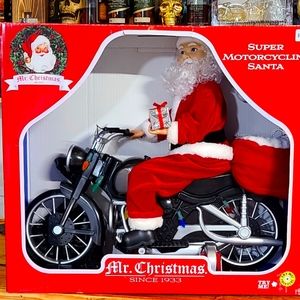 MR. CHRISTMAS SUPER MOTORCYCLING SANTA